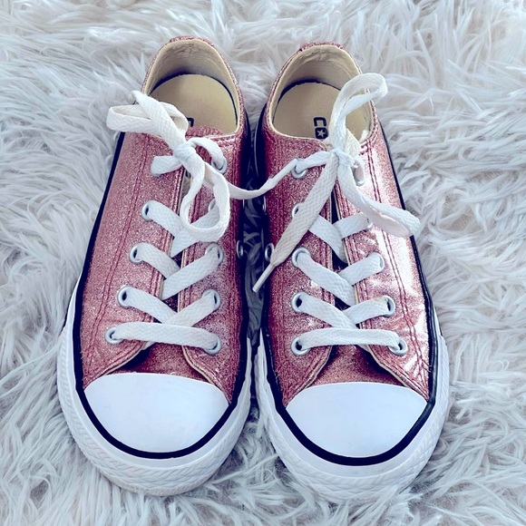 Converse Shoes Converse Chuck Taylor All Star Glittery Rose Gold